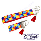 Awareness - Autism Puzzle Pieces - KeyFobs
