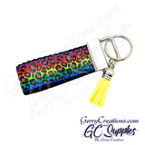 Rainbow Leopard print KeyFobs