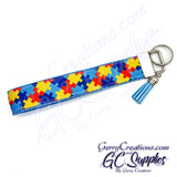 Awareness - Autism Puzzle Pieces - KeyFobs