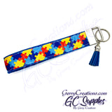 Awareness - Autism Puzzle Pieces - KeyFobs