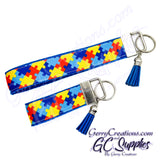 Awareness - Autism Puzzle Pieces - KeyFobs