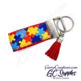 Awareness - Autism Puzzle Pieces - KeyFobs