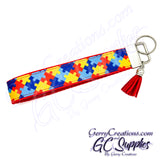 Awareness - Autism Puzzle Pieces - KeyFobs