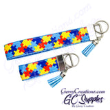 Awareness - Autism Puzzle Pieces - KeyFobs