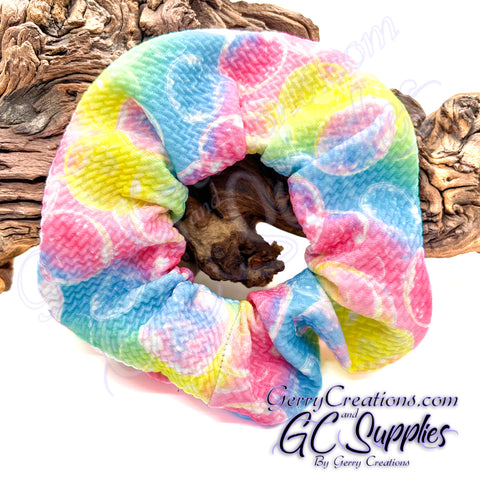 Scrunchie - Rainbow Bubbles