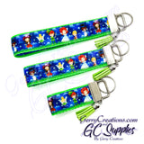 Never Grow up Flying boy and friends KeyFobs