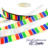 Primary Stripes on White