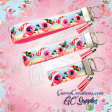 Festive Flamingos - KeyFobs