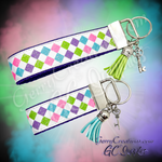 Colorful Diamonds Keyfobs