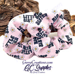 Scrunchie - Little Sis or Big Sis with Daisies