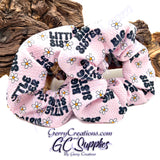 Scrunchie - Little Sis or Big Sis with Daisies