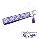 Awareness - Purple Ribbon - KeyFobs