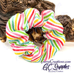 Scrunchie - Rainbow Stripes