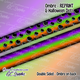 Halloween Dots & Ombre Reprint (DS) - 25 yard Rolls
