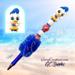 Character Beaded Pen - Donald and Daisy