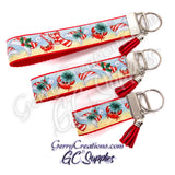 Festive Crabs - KeyFobs