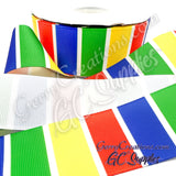Primary Stripes on White