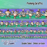 Peeking Giraffes (DS) - 25 yard Rolls