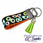 Colorful Eyes Spooky Cute Halloween Fun KeyFobs