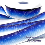 Snowflakes on Blue Ombre