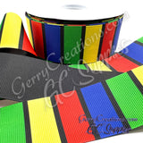 Primary Stripes on Black