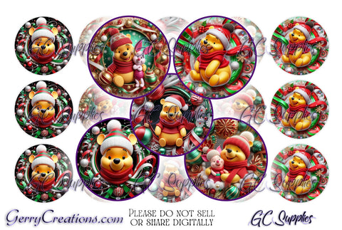 Bear & Friend Christmas Digital BCI