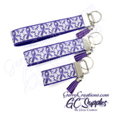 Awareness - Purple Ribbon - KeyFobs