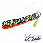 Colorful Eyes Spooky Cute Halloween Fun KeyFobs