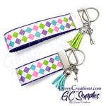 Colorful Diamonds Keyfobs