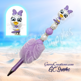 Character Beaded Pen - Donald and Daisy