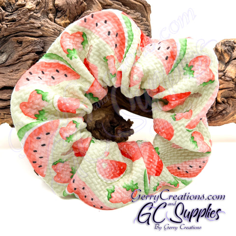 Scrunchie - Watercolor Watermelons