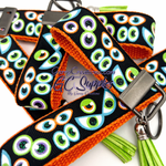 Colorful Eyes Spooky Cute Halloween Fun KeyFobs