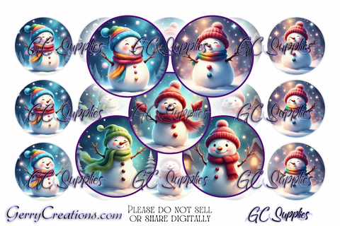 Rainbow Snowman Digital BCI