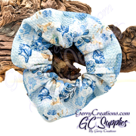 Scrunchie - Blue Denim and Boots