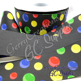 Primary Dots on Black