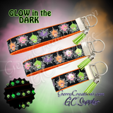 Glow in the Dark Spiders - KeyFobs