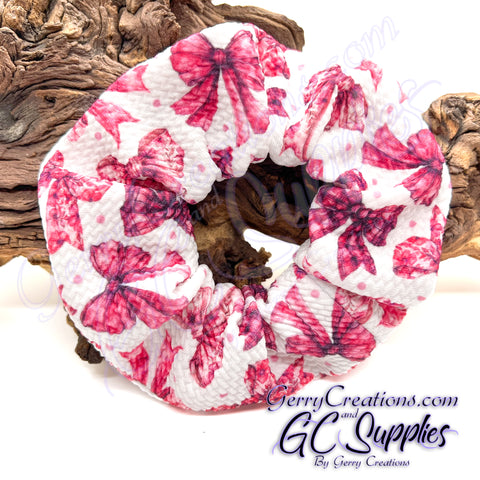Scrunchie - Pink Bows