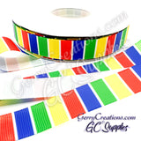 Primary Stripes on White