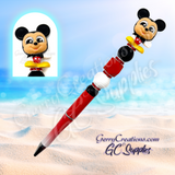 Character Beaded Pen - Mr & Mrs Mouse