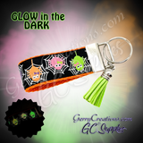 Glow in the Dark Spiders - KeyFobs