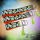 Colorful Eyes Spooky Cute Halloween Fun KeyFobs