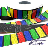 Primary Stripes on Black