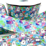 Colorful Halloween Ghosts