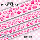 Valentine Goose, Hearts & Bows - 25 yard Rolls