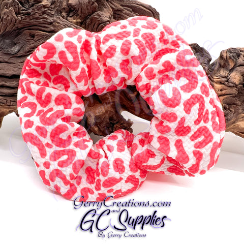 Scrunchie - Pink Leopard print