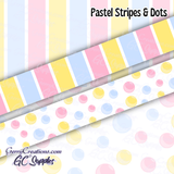 Pastel Stripes & Dots (SS) - 25 yard Rolls