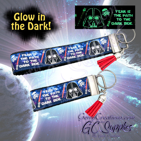 Space Wars Glow - Fear is a path to the Dark Side KeyFobs