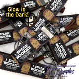 Space Wars Glow - I speak Wookee Aaar Arrr Gww Wh KeyFobs