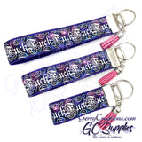 Adult - F Word - Cursive Fancy Font on Galaxy KeyFobs