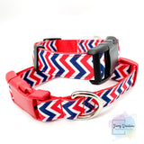 Patriotic Chevrons, Dog Collar